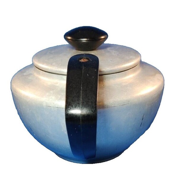 Mirro 1536M 6 Cup Aluminum Coffee Tea Pot Bakelite Handle Vintage MCM USA - Picture 3 of 9